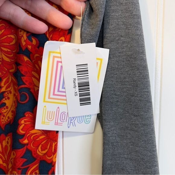Nwt Medium Lularoe Randy unisex jersey top, xs - Picture 10 of 11